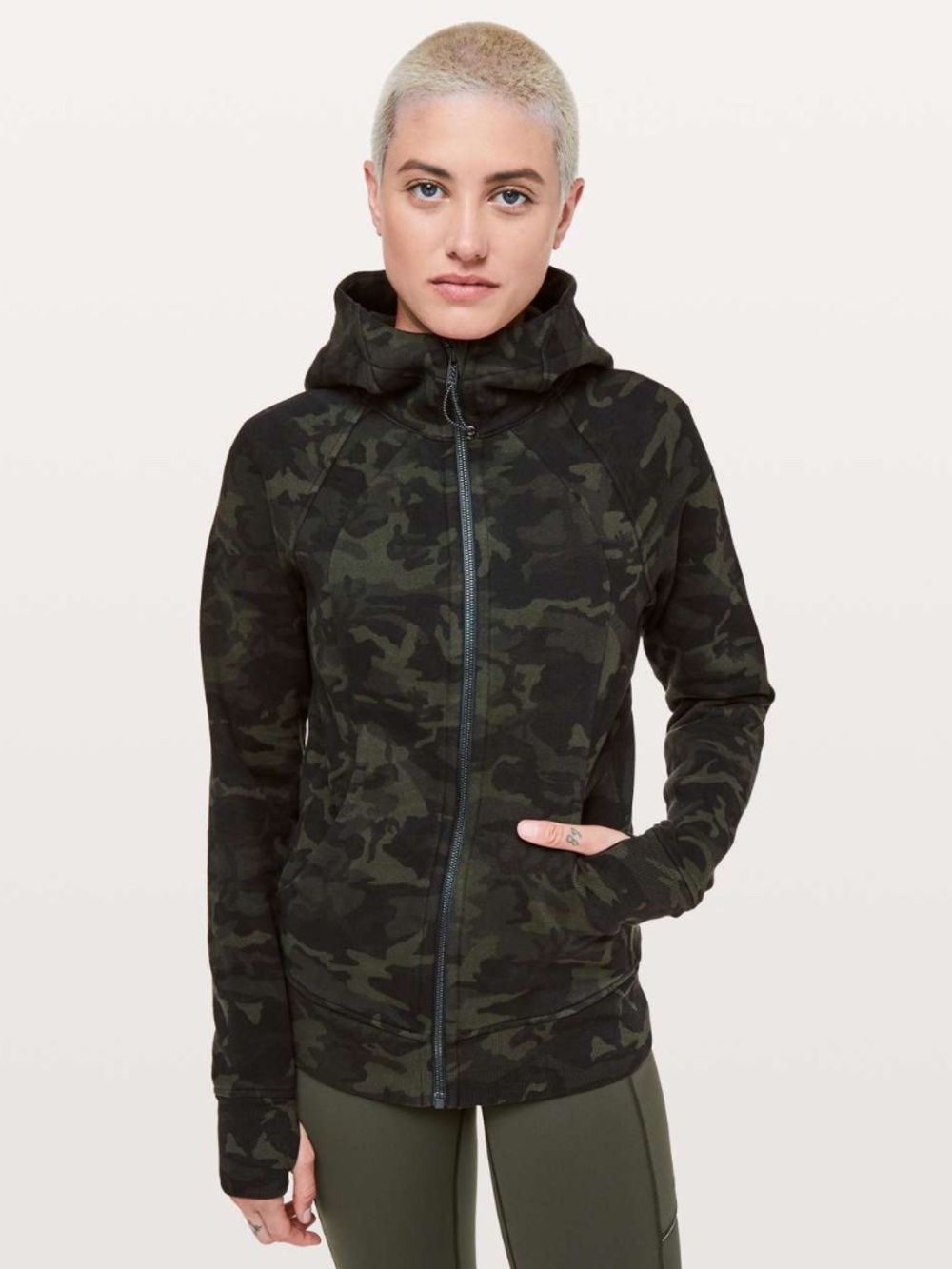 NWT 8 Lululemon scuba hoodie iv camo